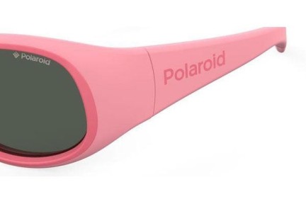 Napszemüvegek Polaroid Junior PLD8038/S 35J/M9 Polarized Ovális Rózsaszín