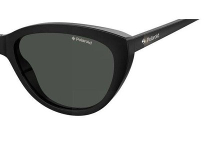 Okulary przeciwsłoneczne Polaroid PLD4080/S 807/M9 Polarized Kocie oczy Czarne