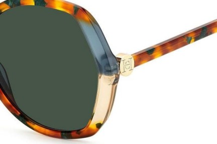 Okulary przeciwsłoneczne Carolina Herrera CH0051/S YJE/QT Oversize Zielone