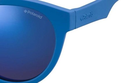 Sunčane naočale Polaroid Junior PLD8019/S ZDI/JY Polarized Okrugao Plavi