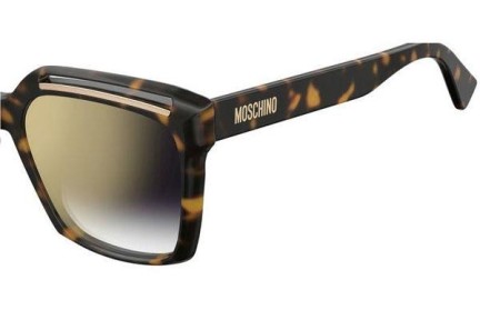 Okulary przeciwsłoneczne Moschino MOS035/S 086/FQ Kwadratowe Havana