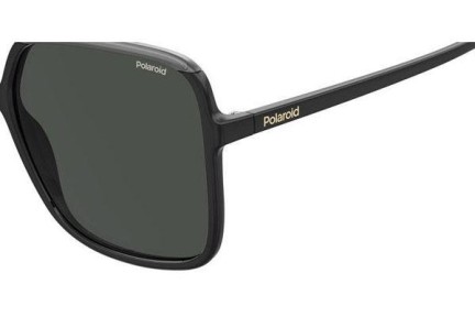 Okulary przeciwsłoneczne Polaroid PLD6128/S 08A/M9 Polarized Oversize Czarne