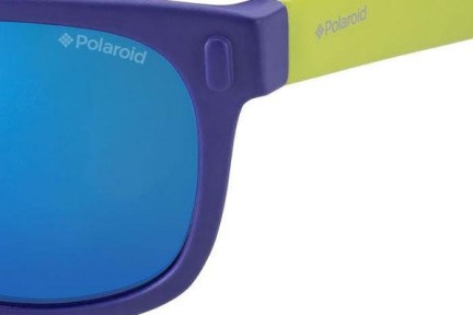 Ochelari de soare Polaroid Junior P0115 UDF/JY Polarized Pătrați Albaștri