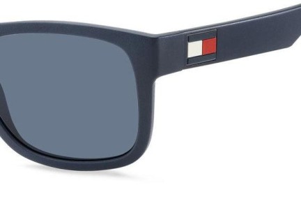 Okulary przeciwsłoneczne Tommy Hilfiger TH1556/S 8RU/KU Prostokątne Niebieskie