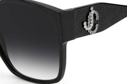 Okulary przeciwsłoneczne Jimmy Choo NOEMI/S DXF/9O Kwadratowe Czarne