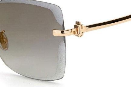 Okulary przeciwsłoneczne Jimmy Choo CORIN/G/S J5G/FQ Oversize Złote