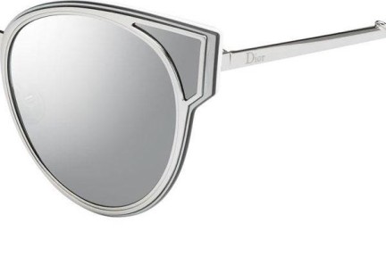 Okulary przeciwsłoneczne Dior Sculpt 010/DC Polarized Okrągłe Srebrne