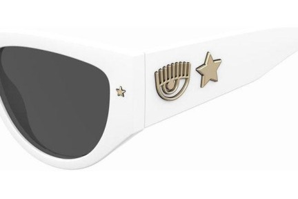Okulary przeciwsłoneczne Chiara Ferragni CF7014/S VK6/IR Kocie oczy Białe