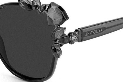 Okulary przeciwsłoneczne Jimmy Choo MYA/S25TH KB7/IR Kocie oczy Szare