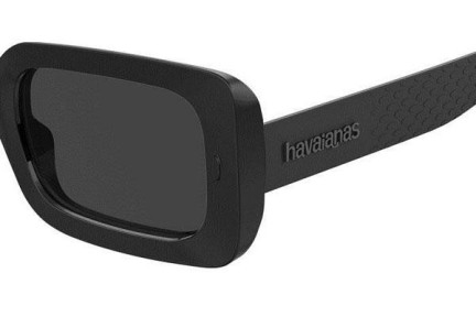 Okulary przeciwsłoneczne Havaianas SAMPA 807/IR Prostokątne Czarne