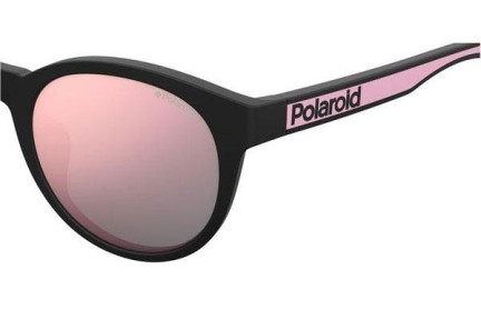 Okulary przeciwsłoneczne Polaroid Active Collection PLD6063/G/S 3H2/0J Polarized Okrągłe Czarne