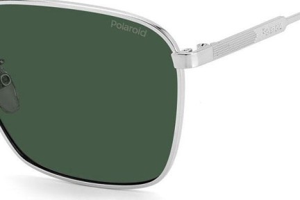Okulary przeciwsłoneczne Polaroid PLD4120/G/S/X 010/UC Polarized Kwadratowe Srebrne