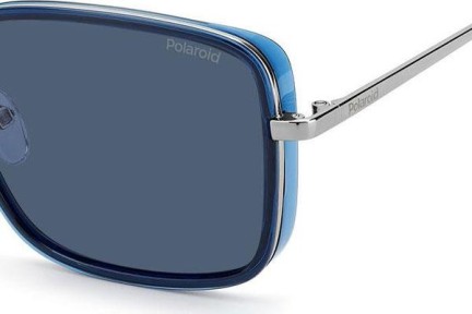 Okulary przeciwsłoneczne Polaroid PLD6149/S/X PJP/C3 Polarized Prostokątne Niebieskie