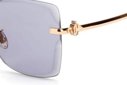 Okulary przeciwsłoneczne Jimmy Choo CORIN/G/S DDB/K1 Oversize Złote