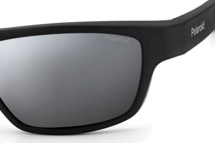 Okulary przeciwsłoneczne Polaroid PLD7037/S 003/EX Polarized Prostokątne Czarne