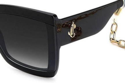 Okulary przeciwsłoneczne Jimmy Choo RENEE/N/S 807/9O Kwadratowe Czarne