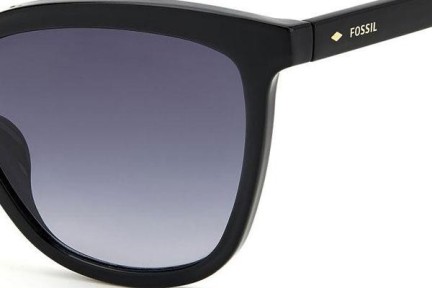 Okulary przeciwsłoneczne Fossil FOS2115/G/S 807/9O Kocie oczy Czarne
