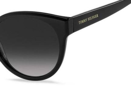 Okulary przeciwsłoneczne Tommy Hilfiger TH1885/S 807/9O Okrągłe Czarne