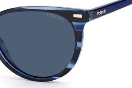 Okulary przeciwsłoneczne Polaroid PLD4107/S JBW/C3 Polarized Kocie oczy Niebieskie