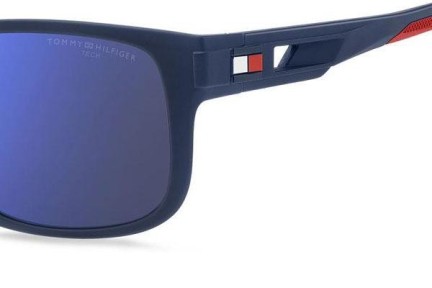 Okulary przeciwsłoneczne Tommy Hilfiger TH1913/S FLL/ZS Kwadratowe Niebieskie