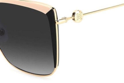 Okulary przeciwsłoneczne Carolina Herrera HER0111/S KDX/9O Oversize Złote