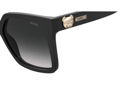 Okulary przeciwsłoneczne Moschino MOS123/S 807/9O Kwadratowe Czarne