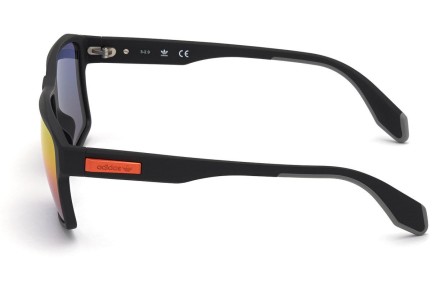 Okulary przeciwsłoneczne Adidas Originals OR0039 02U Kwadratowe Czarne