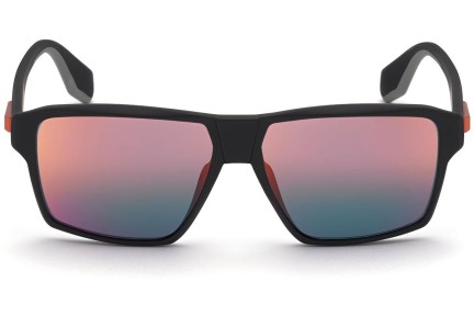 Okulary przeciwsłoneczne Adidas Originals OR0039 02U Kwadratowe Czarne