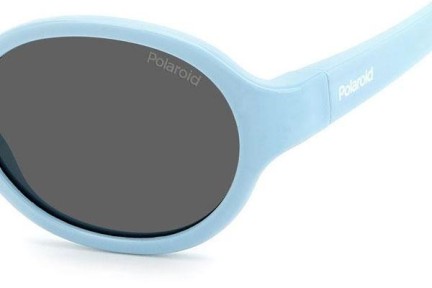 Napszemüvegek Polaroid Junior PLDK004/S MVU/M9 Polarized Ovális Kék