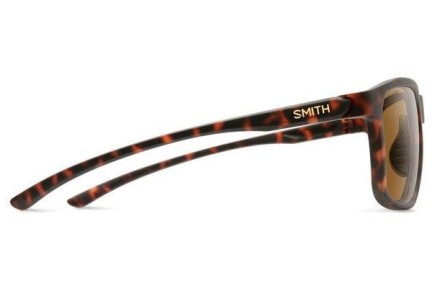 Okulary przeciwsłoneczne Smith PINPOINT N9P/L5 Polarized Kwadratowe Havana