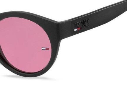 Okulary przeciwsłoneczne Tommy Jeans TJ0003/S 003/U1 Okrągłe Czarne