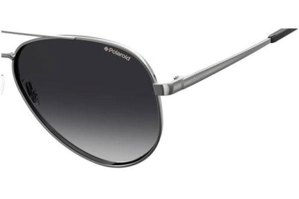 Okulary przeciwsłoneczne Polaroid PLD6069/S/X 6LB/WJ Polarized Pilotki (Aviator) Srebrne