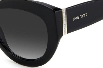 Okulary przeciwsłoneczne Jimmy Choo XENA/S 807/9O Kocie oczy Czarne