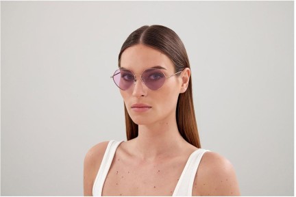 Okulary przeciwsłoneczne Gucci GG1182S 004 Nieregularny Złote