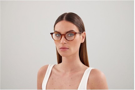Okulary korekcyjne Gucci GG1214O 002 Kocie oczy Havana