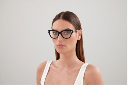 Okulary korekcyjne Gucci GG1205O 001 Prostokątne Czarne
