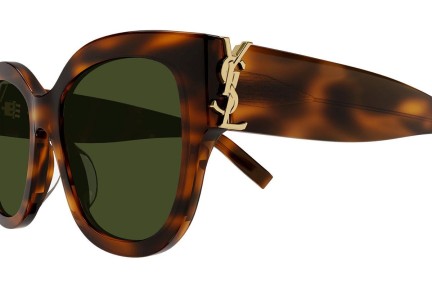 Okulary przeciwsłoneczne Saint Laurent SLM95/F 003 Kocie oczy Havana