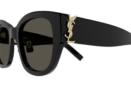 Okulary przeciwsłoneczne Saint Laurent SLM95/K 001 Kocie oczy Czarne