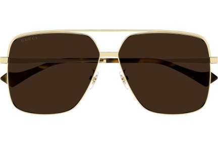 Okulary przeciwsłoneczne Gucci GG1099SA 003 Pilotki (Aviator) Złote
