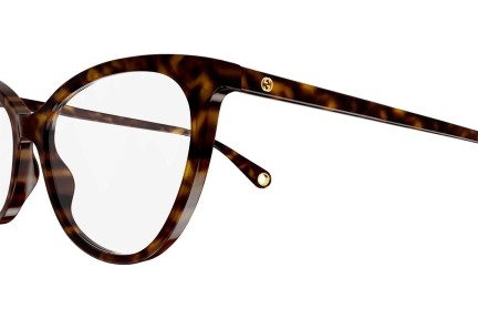 Briller Gucci GG1079O 003 Cat Eye Havana