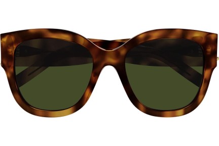 Okulary przeciwsłoneczne Saint Laurent SLM95/F 003 Kocie oczy Havana