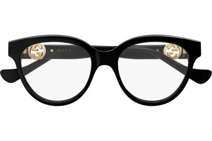 Okulary korekcyjne Gucci GG1024O 008 Kocie oczy Czarne