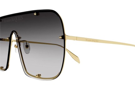 Okulary przeciwsłoneczne Alexander McQueen AM0362S 003 Oversize Złote