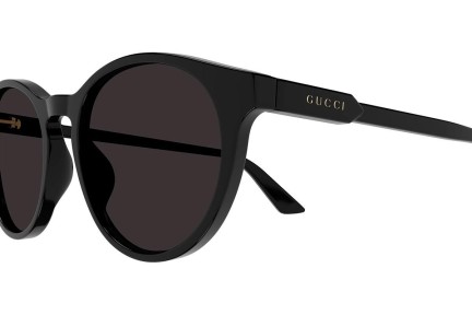 Okulary przeciwsłoneczne Gucci GG1119S 001 Okrągłe Czarne