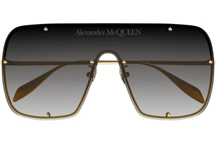 Okulary przeciwsłoneczne Alexander McQueen AM0362S 003 Oversize Złote