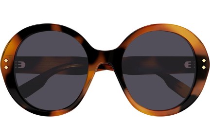 Okulary przeciwsłoneczne Gucci GG1081S 002 Okrągłe Havana