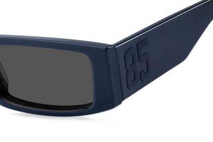 Okulary przeciwsłoneczne Tommy Jeans TJ0092/S PJP/IR Prostokątne Niebieskie