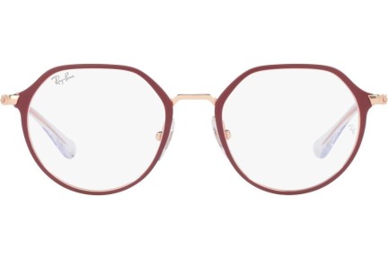 Okulary korekcyjne Ray-Ban Junior RY1058 4077 Okrągłe Czerwone