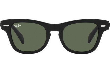 Okulary przeciwsłoneczne Ray-Ban Junior RJ9707S 100/71 Kwadratowe Czarne