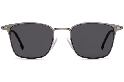 Okulary przeciwsłoneczne BOSS BOSS1122/S R81/IR Browline Srebrne